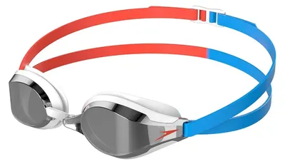 Produktbild von Speedo - "Fastskin Speedsocket 2" Schwimmbrille für Herren/Damen Unisex IG4910 (Einheitsgröße) (Rot/Blau)