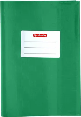 Produktbild von Heftumschlag A5 PP Bast dunkelgrün Packung mit 25 Stück