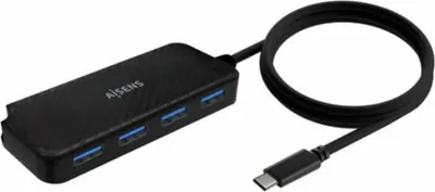 Productafbeelding van AISENS A109-0716, USB 3.2 Gen 1 (3.1 Gen 1) Type-C, USB 3.2 Gen 1 (3.1 Gen 1) Type-A, 5000 Mbit/s, Zwart, 0,6 m, USB
