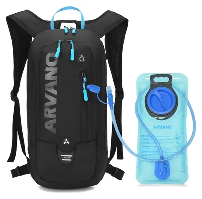 Hydratationsrucksack 6L mit 2L Trinkblase, leicht, für Outdoor