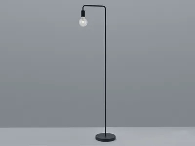 Obrázok produktu pre Stojacia lampa Trio Diallo E27 čierna matná