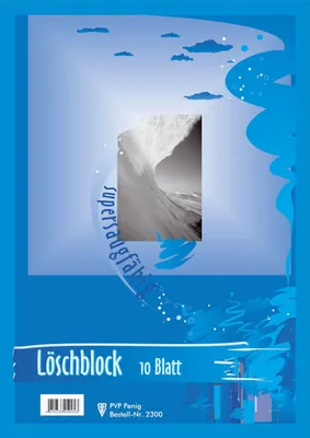 Produktbild von PVP Penig 2300 Löschblattblock A4 farbig