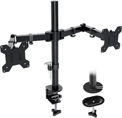 Produktbild von Monitor Halterung für 2 Monitore, 13-30 Zoll, Bildschirmhalterung mit VESA 75/100, bis zu 8KG