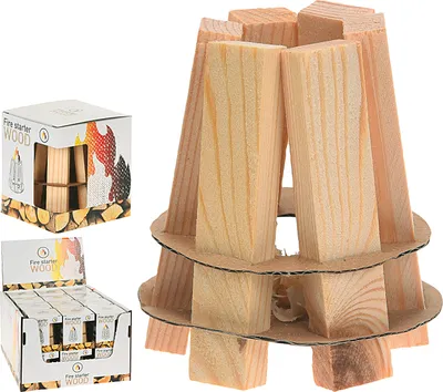 Produktbild von BigBuy BBQ V0200992 Feuerstarter aus Holz für BBQ Classics, Grün