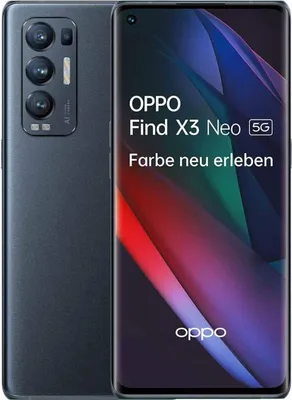 Zdjęcie produktu dla OPPO Find X3 Neo , 16,6 cm (6.55"), 12 GB, 256 GB, 50 MP, ColorOS 11.1, Czarny