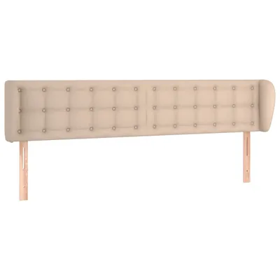 Produktbild von vidaXL Kopfteil mit Ohren Cappuccino-Braun 183x23x78/88 cm Kunstleder