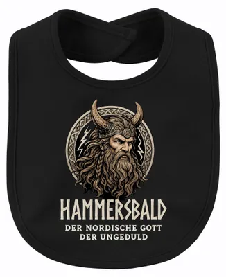 Immagine prodotto di Hammersbald: Il dio nordico dell'impazienza. Regalo vichingo. Thor. Colore: nero. Taglia unica