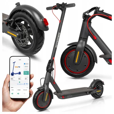 Obrázok produktu pre Elektrický skúter, 350 W, 7,8 Ah, dojazd 30 km, skladací, mestský, hliníková konštrukcia