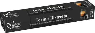 Zdjęcie produktu dla Torino Ristretto kapsułki aluminiowe do Nespresso - 10 kapsułek
