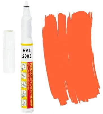 Produktbild von Kanten FIX RAL 2003 Pastellorange Retuschierstift – Fenster, Türen, Möbel, PVC