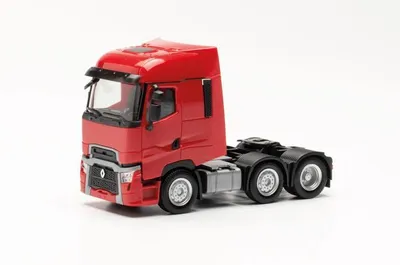 Produktbild von Herpa LKW Renault T facelift SZM 6x2, rot 315104r