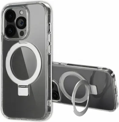 Zdjęcie produktu dla Accezz Ring Stand Backcover z MagSafe dla Apple iPhone 14 Pro - przezroczysty