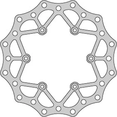 Produktbild von Bremsscheibe Hinten Für Yamaha Yz 125 '02-21, Wrf 250 '02-21, Wr 250 '02-07, Yz/Yzf 250 '02-21, Wrf/Yzf '02-21, Wave
