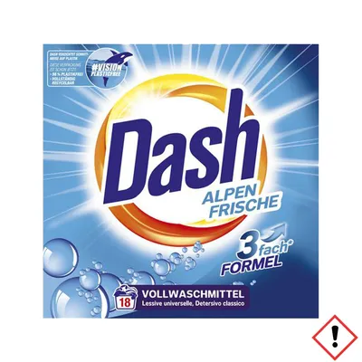 Produktbild von DASH Alpen Frische Vollwaschmittel 18WL 1,17kg