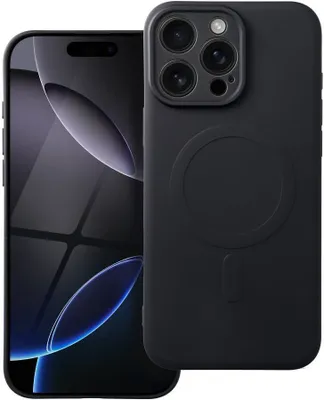 Produktbild von Case passend für iPhone 16 PRO MAX Silicone Mag Cover kompatibel mit MagSafe black