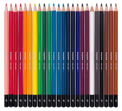 Image de Boîte de crayons de couleur Bruynzeel, 24 couleurs
