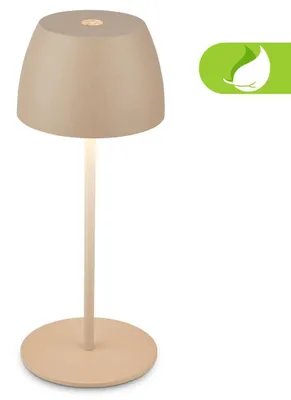Immagine prodotto di Briloner Serina Mini LED lampada da tavolo a batteria IP44, dimmerabile, touch, beige