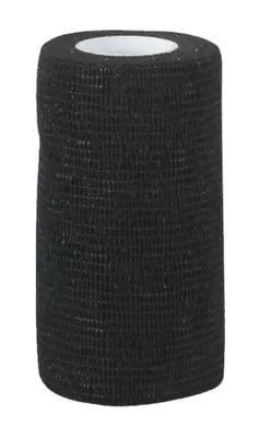 Produktbild von EquiLastic selbsthaftende Bandage, 7.5 cm breit, schwarz-12 STÜCK