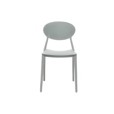Produktbild von Miliboo - 2 Design-Stühle Grau Polypropylen ANNA