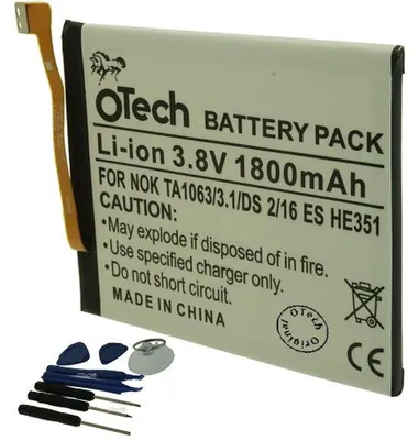 Produktbild von Batterie kompatibel mit NOKIA 3.1 - Otech