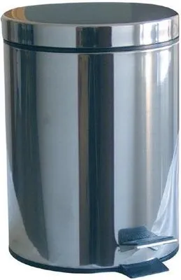Obrázok produktu pre koš odpadkový nášlapný 20l kulatý nerez, s vložkou PH