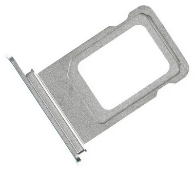 Produktbild von iPhone XS Max Sim Karten Halter Tray Fach, Silber