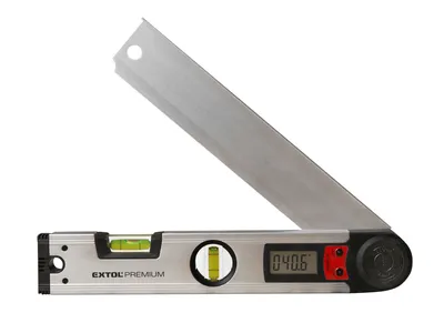 Obrázek produktu pro Vodováha EXTOL PREMIUM s digitálním úhloměrem, 305 mm