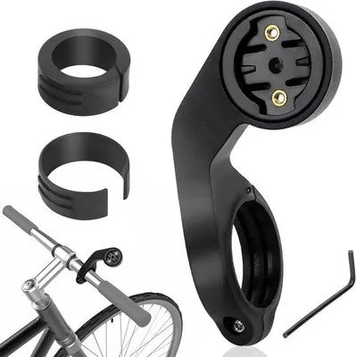 Produktbild von Fahrradlenkerhalterung - GPS Halter - Drehbar und Robust - 11 x 3,9 x 3,1 cm - Schwarz
