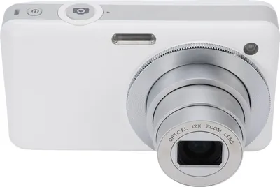 Zdjęcie produktu dla aparat cyfrowy 4K, 64 MP HD, 3-calowy ekran, 10-krotny zoom optyczny, 2-krotny autofokus, Wi-Fi z lampą błyskową do zdjęć, biały