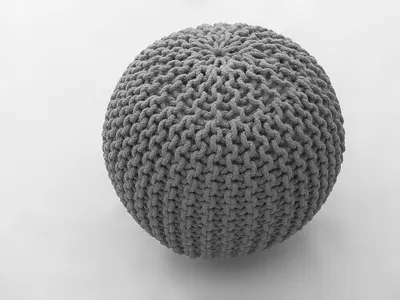 Obrázek produktu pro Pouf cool silver (50x50 cm)