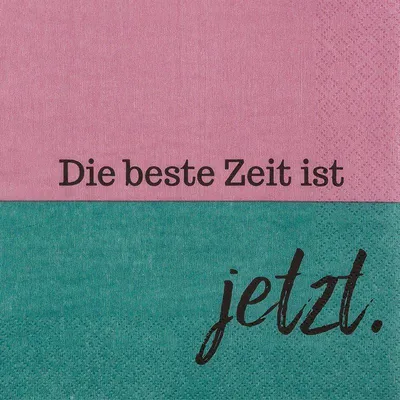 Produktbild von Servietten 33x33 cm - Die beste Zeit