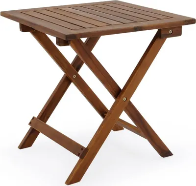 Produktbild von CASARIA® Beistelltisch Holz Vollmontiert Klappbar 80kg Belastbar Balkon