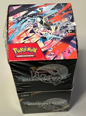 Produktbild von Pokémon  Wachsendes Chaos Booster Bundle 18er Display Sammelbildertüten mit jeweils 10 Karten Sammelkartenspiel POKEMON sealed