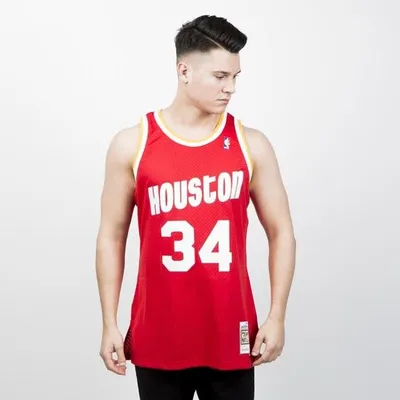 Immagine prodotto di Basketbalový dres Mitchell & Ness Houston Rockets #34 Hakeem Olajuwon rosso/bianco Swingman Jersey - S