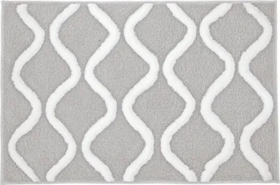 Produktbild von Kleine Wolke Badteppich PIANA Auster 60 x 90 cm