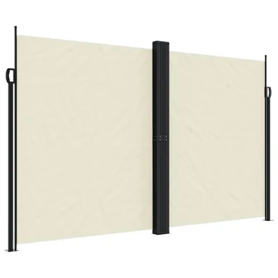 Obrázek produktu pro vidaXL Boční výsuvná markýza krémová 200x1000 cm