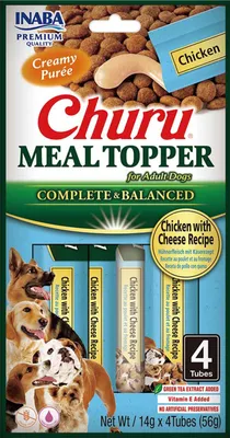 Immagine prodotto di Churu Dog Meal Topper Pollo con formaggio 4x14g