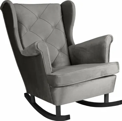 Produktbild von Křeslo Schaulk Křeslo do obývacího pokoje Velvet lounge chair Televizní křeslo Relaxační křeslo Křeslo do obývacího pokoje Křeslo ke kávě Křeslo, 102 x 81 x 95 cm, antracitová barva