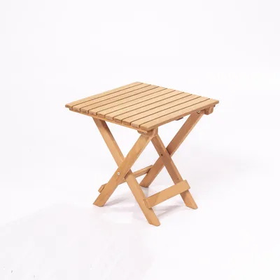 Produktbild von Skye Decor, My019, Garten Couchtisch, 100% Buchenholz, Braun, 40 x 40 x 40 cm