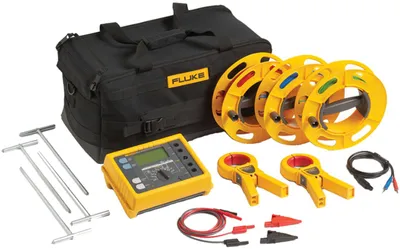 Produktbild von Fluke 1625-2 GEO kit - Schwarz - Gelb - 50 V - 0,1 V - Tasten - Drehregler - 5% - 8 s