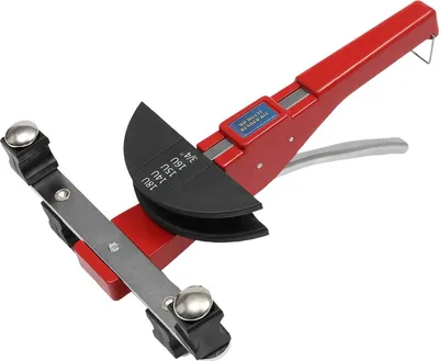 Zdjęcie produktu dla CT-999 – zestaw do gięcia rur – ręczny – do rur o średnicy 6–22 mm – 7 segmentów gięcia – do 90° – do rur miedzianych i aluminiowych – w walizce – czerwony