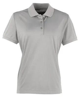Produktbild von Premier Workwear PR616 | Damen Coolchecker Piqué Polo / ® - Farbe: Silver (ca. Pantone 428) - Größe: M