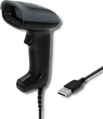 Produktbild von Qoltec 50863 Wired QR & BARCODE Scanner | USB