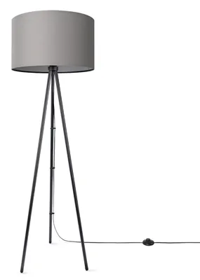 Produktbild von Stehleuchte Wohnzimmer Schlafzimmer Dreibein Stofflampenschirm Stehlampe E27 Uni