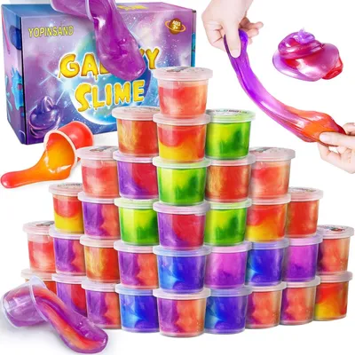 Productafbeelding van Galaxy slime kit - Set van 36 - Slime Party favors voor kinderen