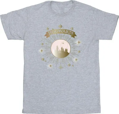 Produktbild von Harry Potter - "Hogwarts" T-Shirt für Herren BI30923 (M) (Grau)