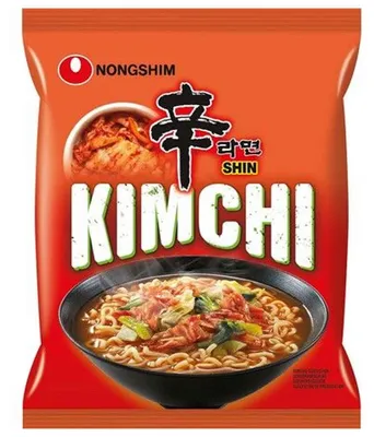Produktbild von Kim Chi Ramen 120g Fertigsuppe - Nong Shim