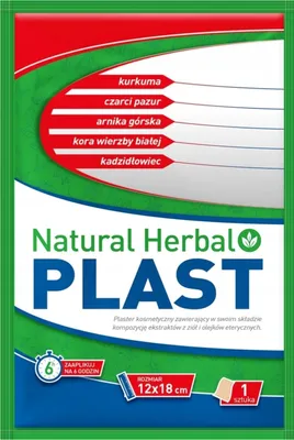 Obrázek produktu pro Bylinná náplast (proti bolesti) 12x18cm