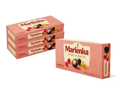 Produktbild von 3+1 MARLENKA Himbeer-Honigkugeln 4 x 235 g