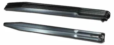 Zdjęcie produktu dla 10x kołki, metal ocynkowany, półokrągłe, ok. 23 cm